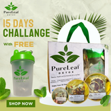 PURELEAF Handmade Dried Fruits and Flowers Detox Tea with FREE Tumbler Shaker (15 Days)